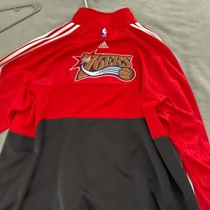 Retro 2000s Philadelphia 76ers Full-zip Jacket Size L